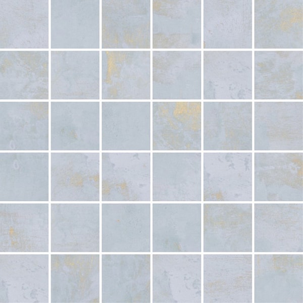 Apollo Tile Aureate 11.71inx11.71in Natural Light Blue Porcelain Mosaic Wall and Floor Tile 7.62 sqft/case, 8PK ROC88BLUMOSA - main